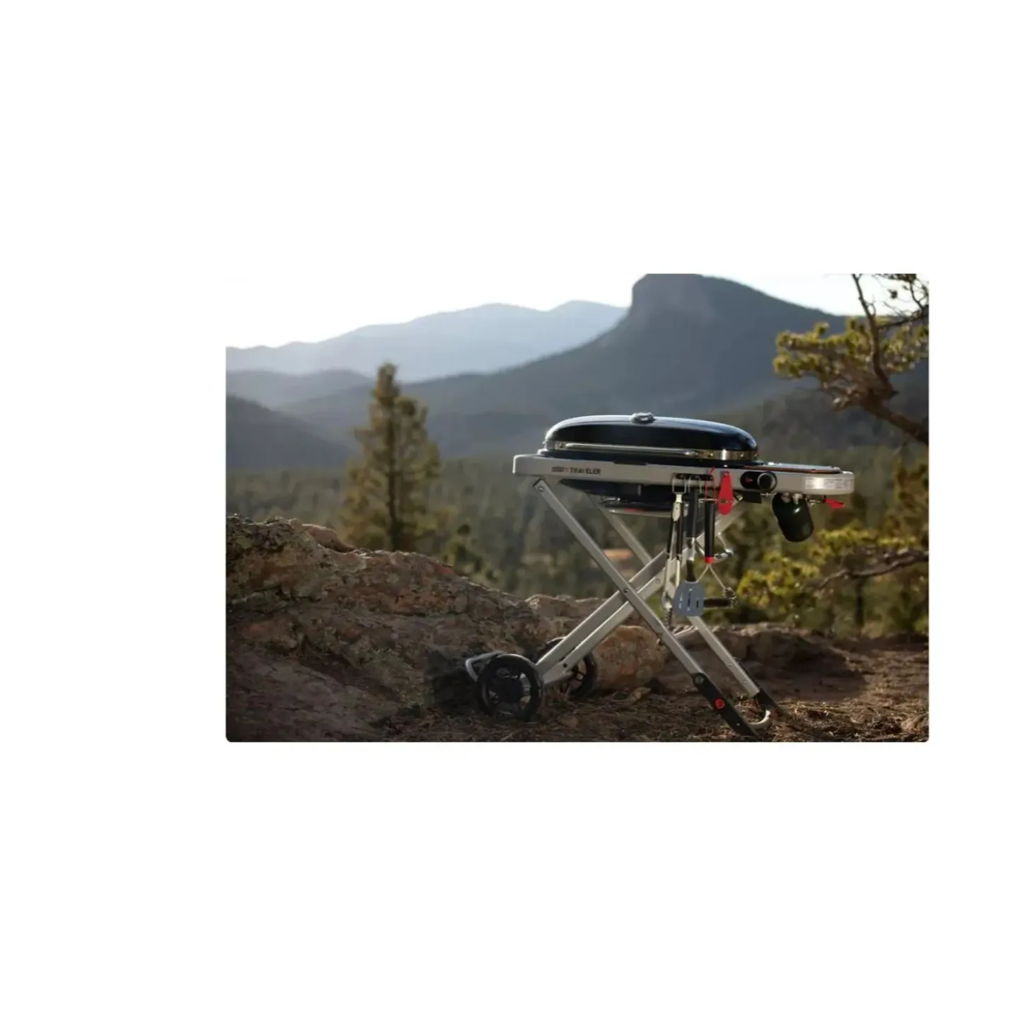 Barbecue a gas Weber Traveler 1 bruciatore nero portatile