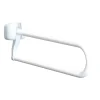 Barra di sostegno ribaltabile in acciaio laccato 70 cm bianco