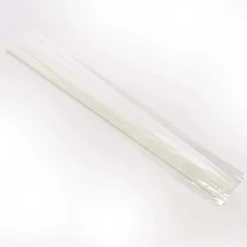 Bastoncini in cotone 25 cm bianco