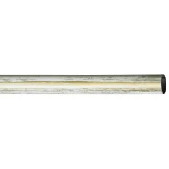 Bastone per tenda in ferro 200 cm avorio e oro Ø 20 mm