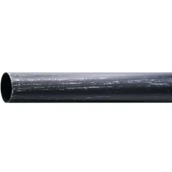 Bastone per tenda in ferro nero-argento L 160 x Ø 2 cm