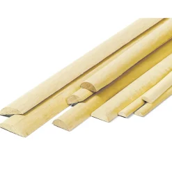 Bastoni mezzo tondi in kotò 10x20x2450 mm