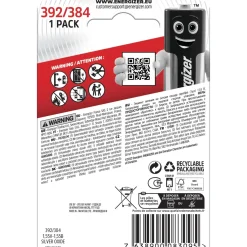 Batteria a bottone Energizer ossido d'argento 392/384 SR41 1,5 V 1 pz