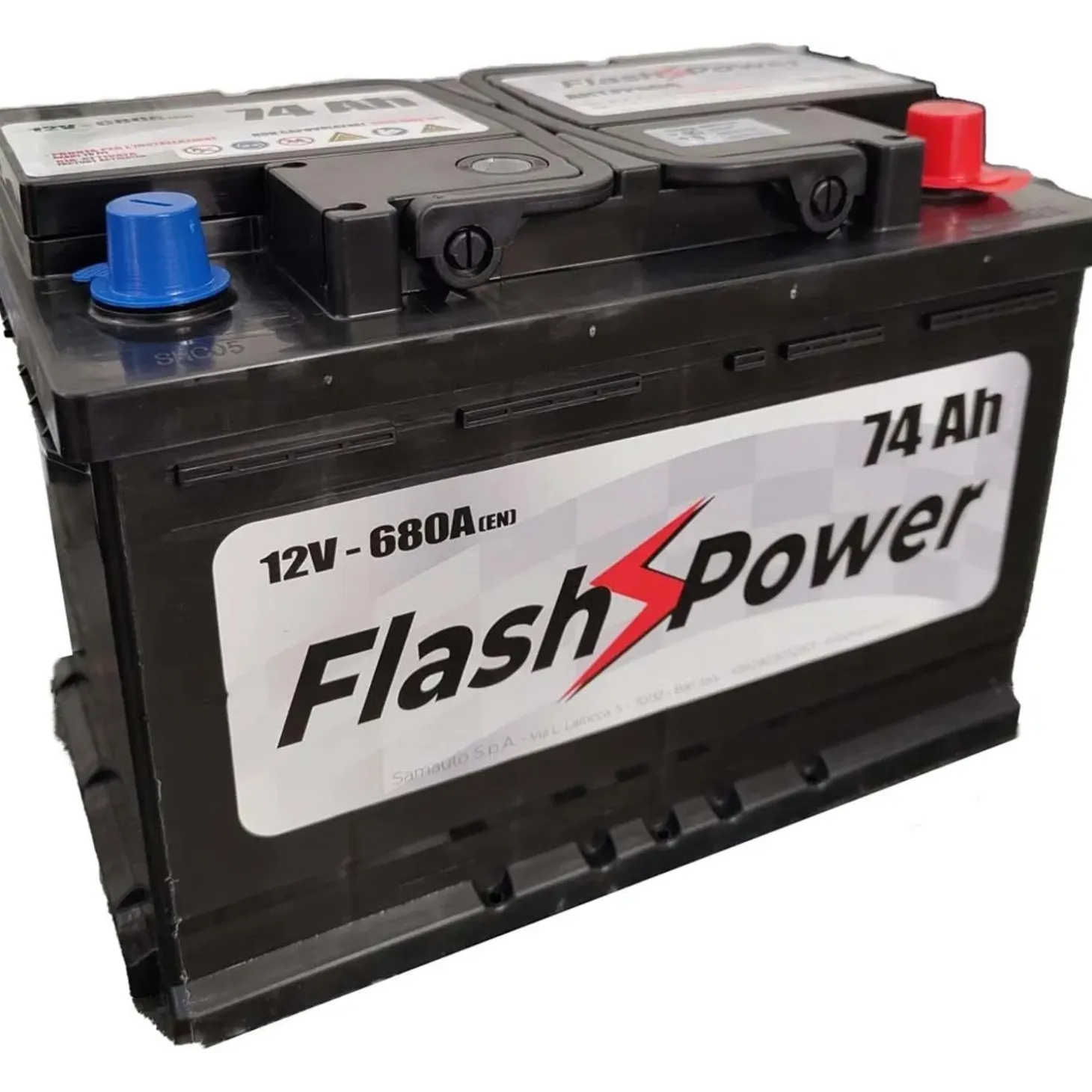 Batteria auto Flash Power 74 Ah 12 V dx