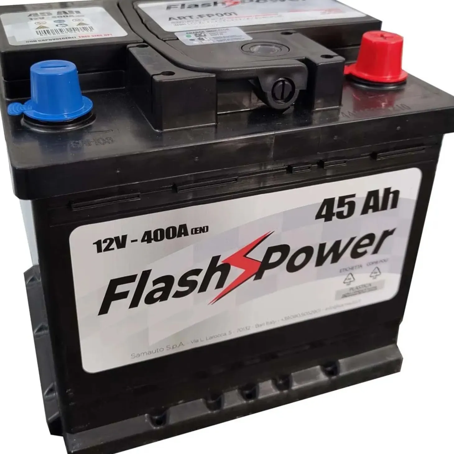Batteria auto Flash Power 45 Ah 12 V dx
