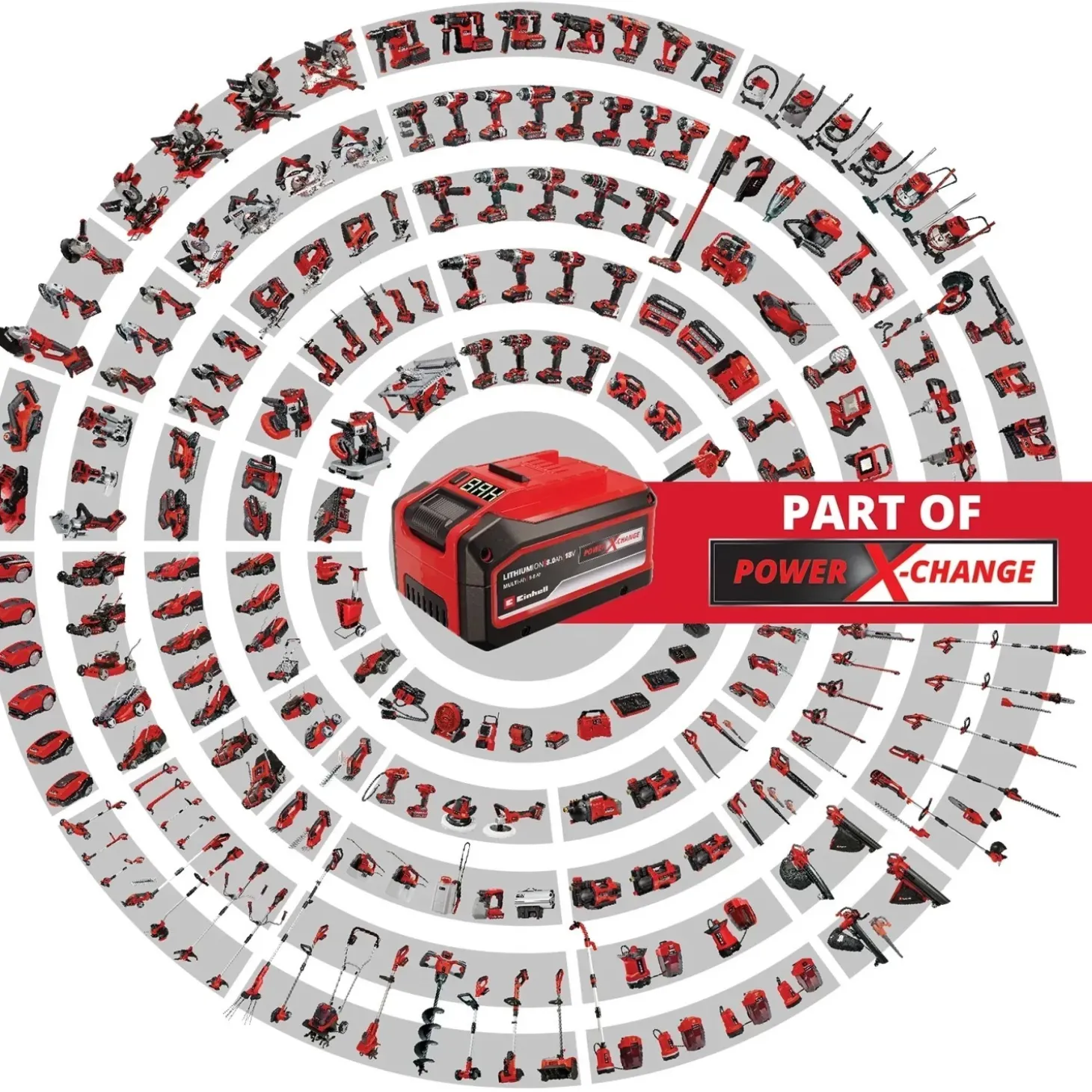 Batteria Power X-Change Einhell 18 V 2,5 Ah