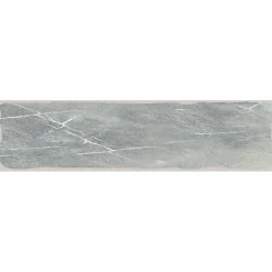 Battiscopa in gres porcellanato Country Sasso bianco 7,5x31 cm