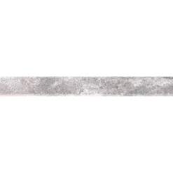 Battiscopa in gres porcellanato Detroit grigio 7,5x62 cm