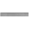 Battiscopa in gres porcellanato EaNewStone Polvere 8x60 cm