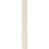 Battiscopa in gres porcellanato Streetwood bianco 7x60,6 cm