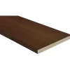 Battisedia in mdf rivestito noce scuro 12 cm