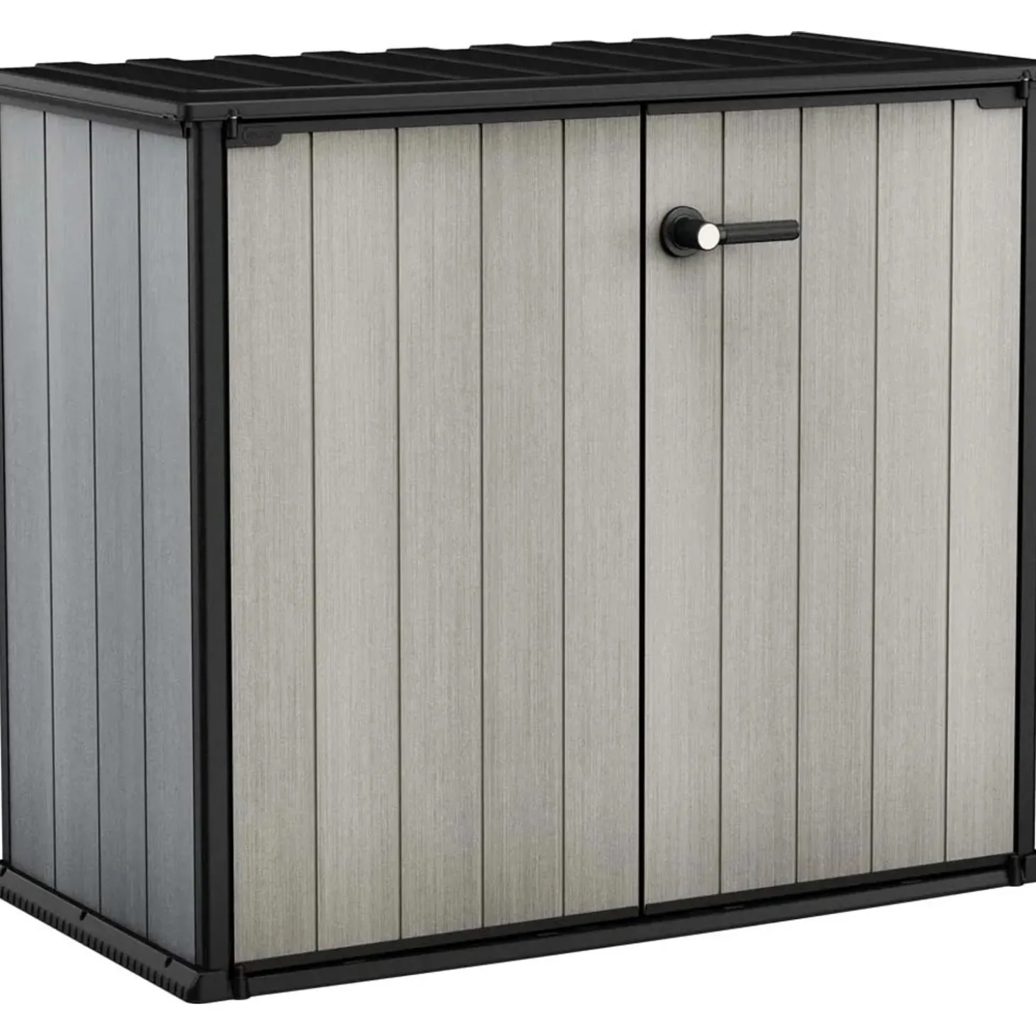 Baule da esterno Patio Store Keter 139,5x77x120 cm grigio