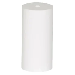 Bicchierino in plastica con portalampada E27 bianco