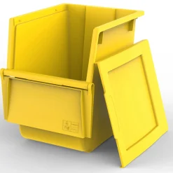 Bidone per spazzatura Ecobin giallo 25 l