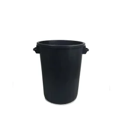 Bidone spazzatura con coperchio Stefanplast 100 l nero