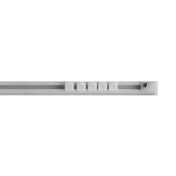 Binario per tenda a strappo in PVC 200 cm bianco