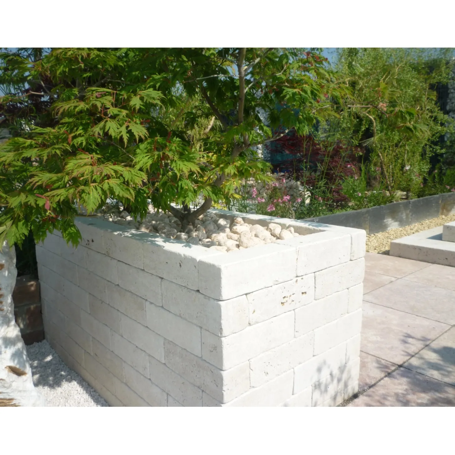 Blocco travertino classico 20x10x5 cm beige