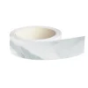 Bordo per top cucina preincollato marmo bianco venato 44x5000 mm