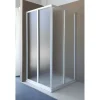 Box doccia angolo 4 ante scorrevole 78/89 cm bianco