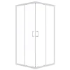 Box doccia Indigo quadrato trasparente sp 6 mm 68x80x190 cm