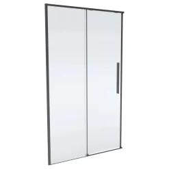 Box doccia scorrevole Slim 98-100x200 cm nero