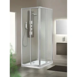 Box doccia Shark estensibile vetro trasparente 68x80 x 88x100 cm