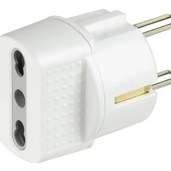 BTicino adattatore con spina tedesca 16 A bianco