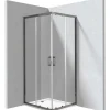 Cabina doccia Juraguá con piatto rettang Zulueta Idrostile 800x1950 mm titanio