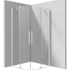 Cabina doccia quadrata Cabaiguán Idrostile 900x1950 mm bianco