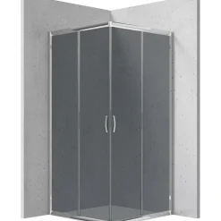 Cabina doccia quadrata Caimito Idrostile Kerria 900x1850 mm cromo