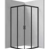 Cabina doccia quadrata Caimito Idrostile 900x1850 mm nero