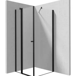 Cabina doccia quadrata Coliseo Idrostile Coliseo 900x2000 mm nero