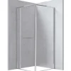 Cabina doccia quadrata Placetas Idrostile Punk vetro trasp 800x2000 mm cromo
