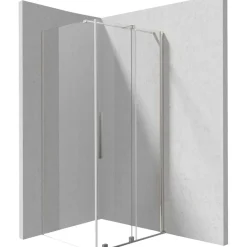 Cabina doccia rettangolare Cabaiguán Idrostile Cabaiguán 1200x1950 mm cromo
