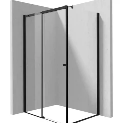 Cabina doccia rettangolare Coliseo Idrostile 1200x2000 mm nero