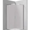 Cabina doccia semicircolare Caimito Idrostile Coliseo 900x1850 mm cromo