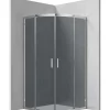 Cabina doccia semicircolare Caimito Idrostile Kerria 800x1850 mm cromo