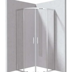 Cabina doccia semicircolare Zulueta Idrostile 800x1950 mm cromo
