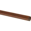 Canale portacavo adesivo 2 m x 20x10 mm legno scuro