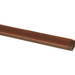Canale portacavo adesivo 2 m x 20x10 mm legno scuro
