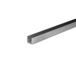 Canalina U 1 m 10x15 mm alluminio naturale