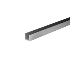 Canalina U 1 m 25x20 mm alluminio naturale