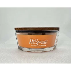 Candela design barchetta al profumo di arancia e cannella 900 g
