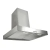 Cappa a parete in acciaio Embla 60 cm grigio