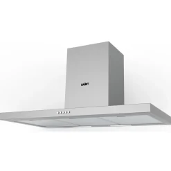 Cappa a parete in acciao Embla 90 cm grigio