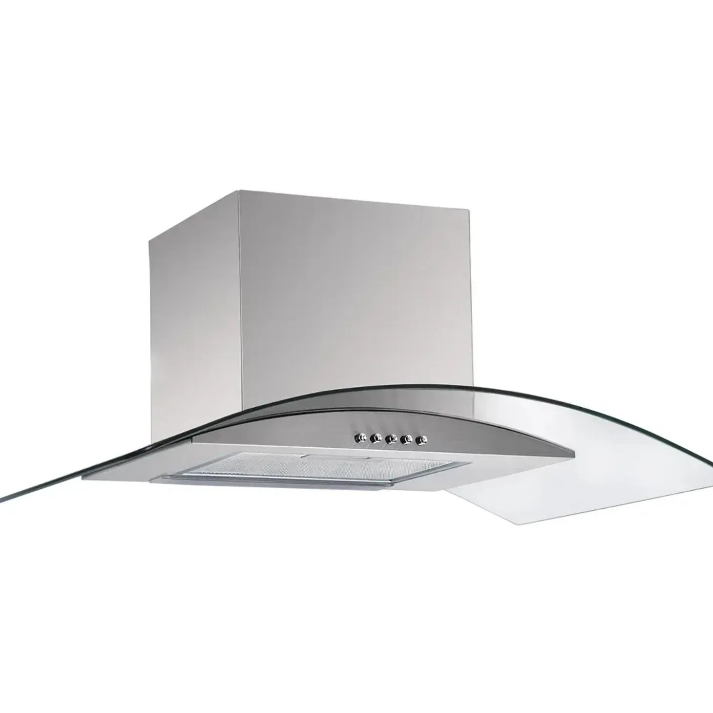 Cappa cucina vetro 90 cm larice