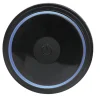 Caricabatterie universale da rete con 3 Usb e luce led notturna nero