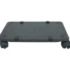 Carrellino porta stufe nero 49x35xh9 cm