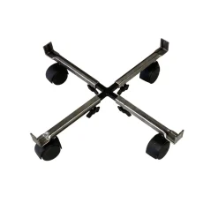 Carrello con ruote spostavaso regolabile da 9,5x41,5x41,5 cm