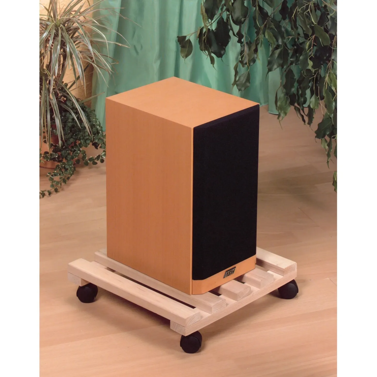 Carrello portapiante angolare 35x35 cm faggio